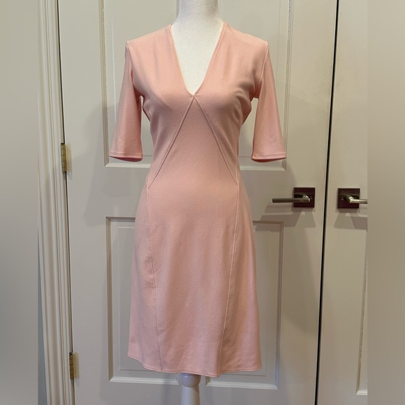 NWT HELMIT LANG V NECK DRESS SZ M - Picture 3 of 7